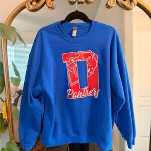 Blue Panthers Crewneck Sweater
